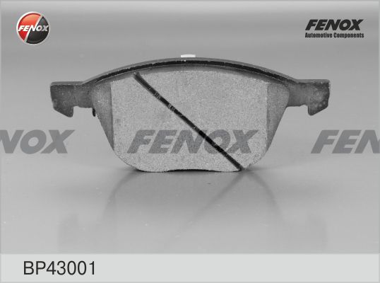 FENOX Комплект тормозных колодок, дисковый тормоз BP43001