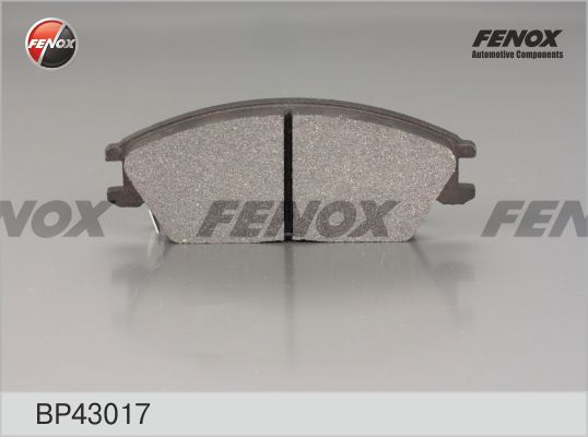 FENOX Комплект тормозных колодок, дисковый тормоз BP43017