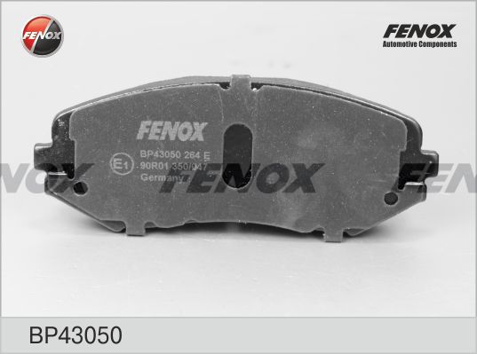 FENOX Комплект тормозных колодок, дисковый тормоз BP43050