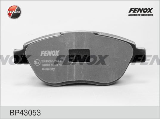 FENOX Комплект тормозных колодок, дисковый тормоз BP43053