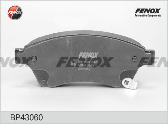 FENOX Комплект тормозных колодок, дисковый тормоз BP43060