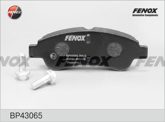 FENOX Комплект тормозных колодок, дисковый тормоз BP43065