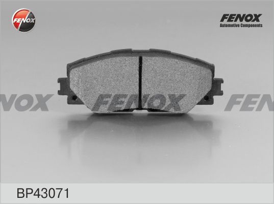 FENOX Комплект тормозных колодок, дисковый тормоз BP43071