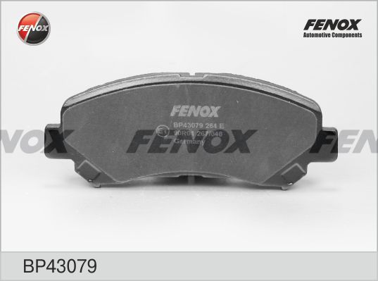 FENOX Комплект тормозных колодок, дисковый тормоз BP43079