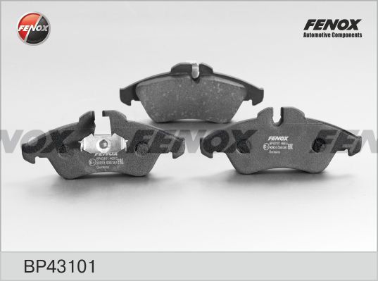 FENOX Комплект тормозных колодок, дисковый тормоз BP43101