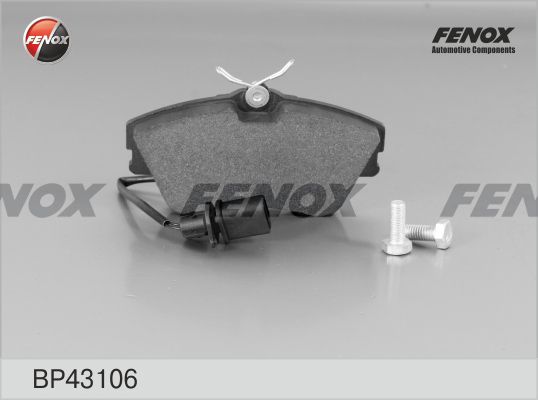 FENOX Комплект тормозных колодок, дисковый тормоз BP43106