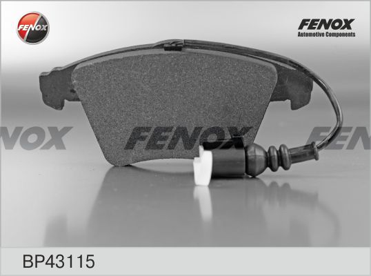FENOX Комплект тормозных колодок, дисковый тормоз BP43115