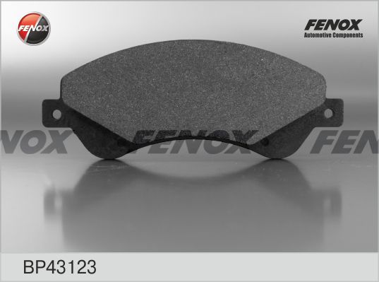 FENOX Комплект тормозных колодок, дисковый тормоз BP43123