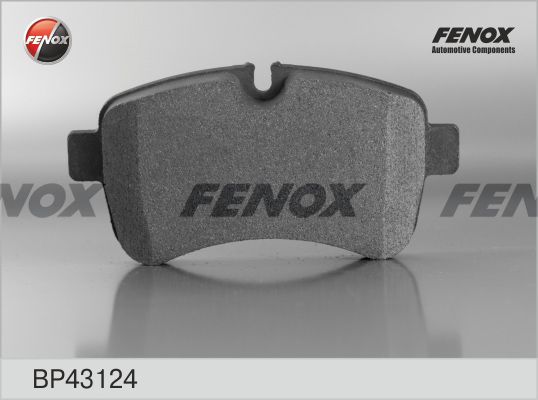 FENOX Комплект тормозных колодок, дисковый тормоз BP43124