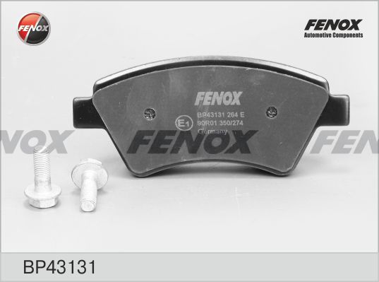 FENOX Комплект тормозных колодок, дисковый тормоз BP43131