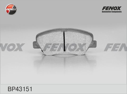 FENOX Комплект тормозных колодок, дисковый тормоз BP43151