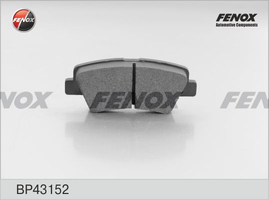 FENOX Комплект тормозных колодок, дисковый тормоз BP43152