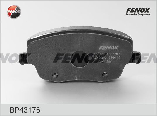 FENOX Комплект тормозных колодок, дисковый тормоз BP43176