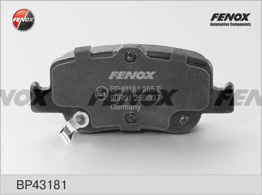 FENOX Piduriklotsi komplekt,ketaspidur BP43181