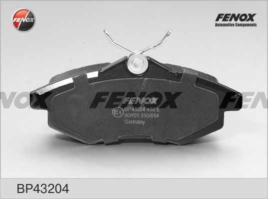 FENOX Комплект тормозных колодок, дисковый тормоз BP43204