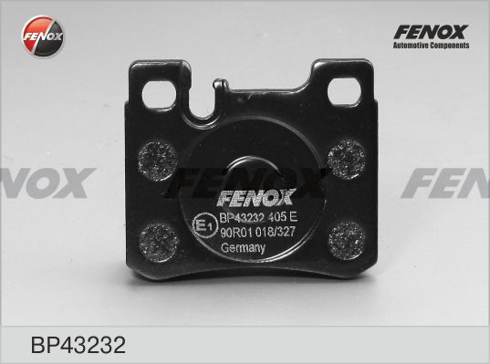 FENOX Комплект тормозных колодок, дисковый тормоз BP43232