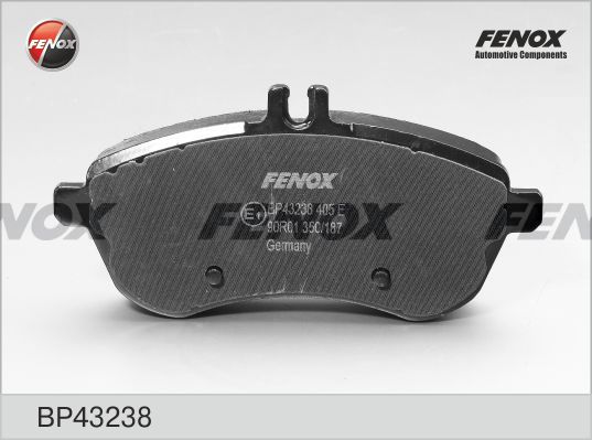 FENOX Комплект тормозных колодок, дисковый тормоз BP43238