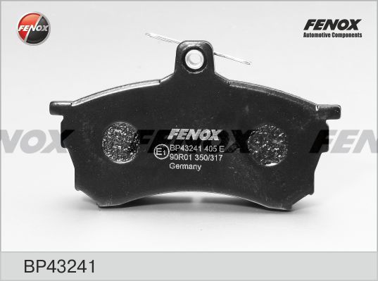 FENOX Комплект тормозных колодок, дисковый тормоз BP43241