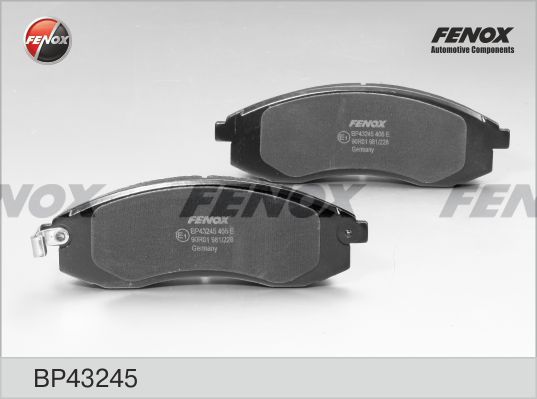 FENOX Комплект тормозных колодок, дисковый тормоз BP43245