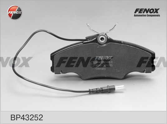 FENOX Комплект тормозных колодок, дисковый тормоз BP43252