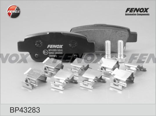 FENOX Комплект тормозных колодок, дисковый тормоз BP43283
