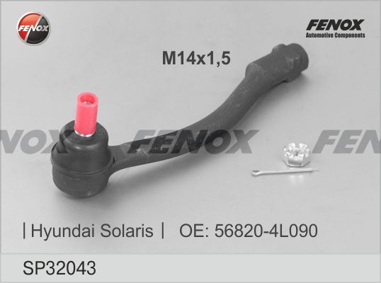 FENOX Наконечник поперечной рулевой тяги SP32043