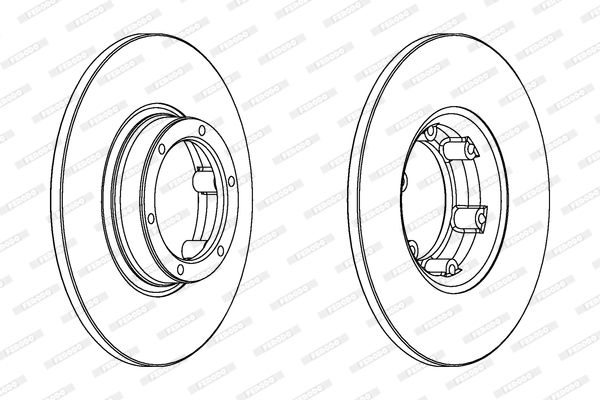 FERODO Piduriketas DDF016