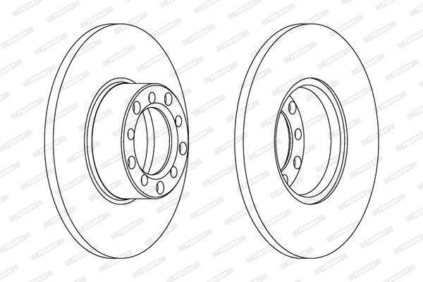 FERODO Piduriketas DDF071