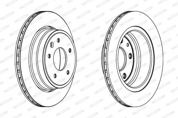 FERODO Piduriketas DDF1004