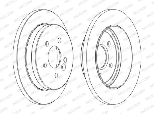 FERODO Piduriketas DDF1037C