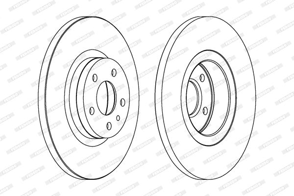 FERODO Piduriketas DDF1057