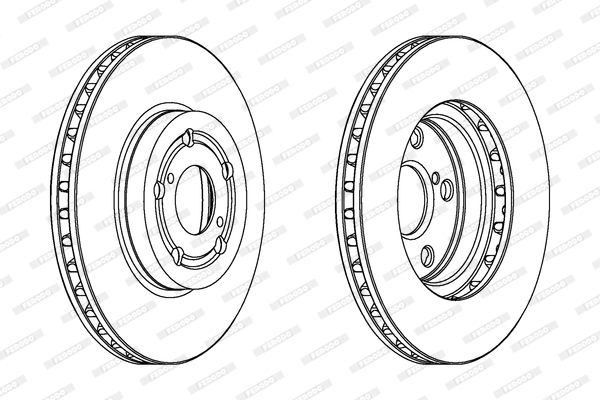 FERODO Piduriketas DDF1064