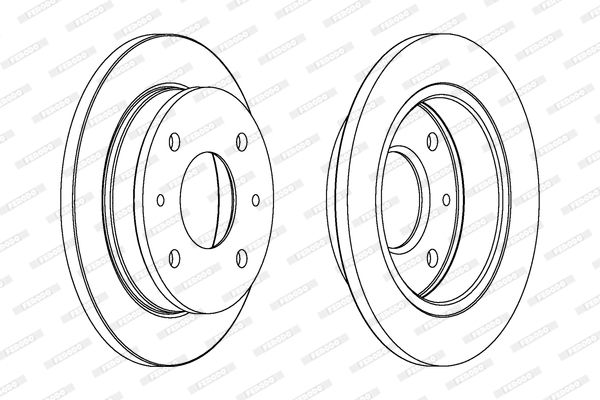 FERODO Piduriketas DDF1077