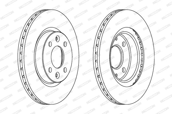 FERODO Piduriketas DDF1096C