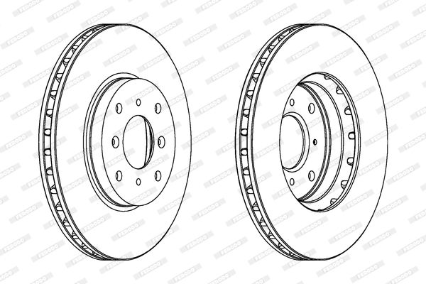 FERODO Piduriketas DDF1119