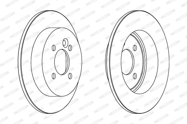 FERODO Piduriketas DDF1128C