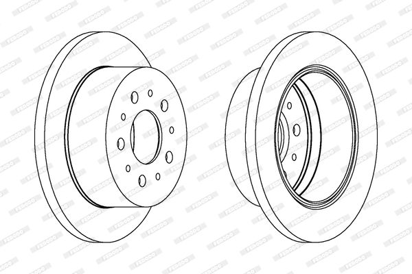 FERODO Piduriketas DDF1144