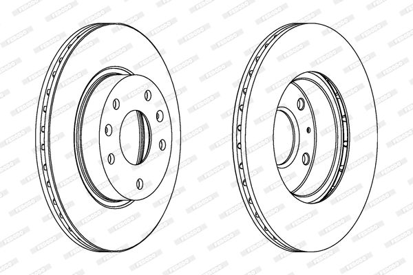 FERODO Piduriketas DDF1151C