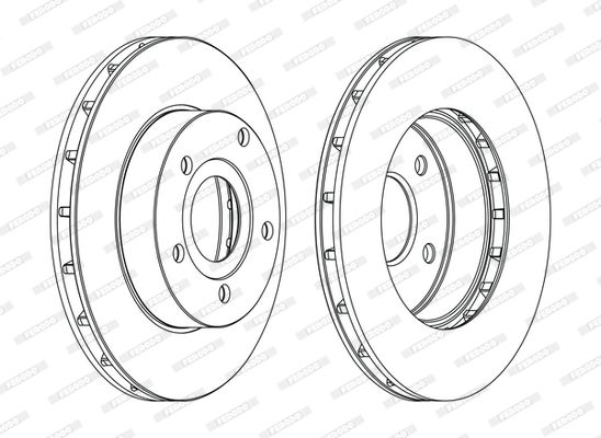 FERODO Piduriketas DDF1169C