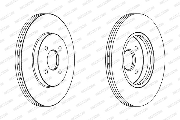 FERODO Piduriketas DDF1195