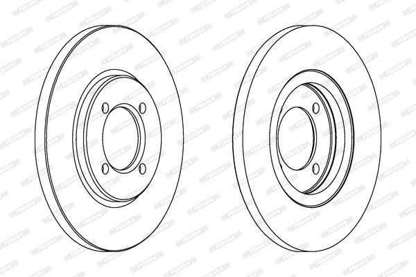 FERODO Piduriketas DDF121