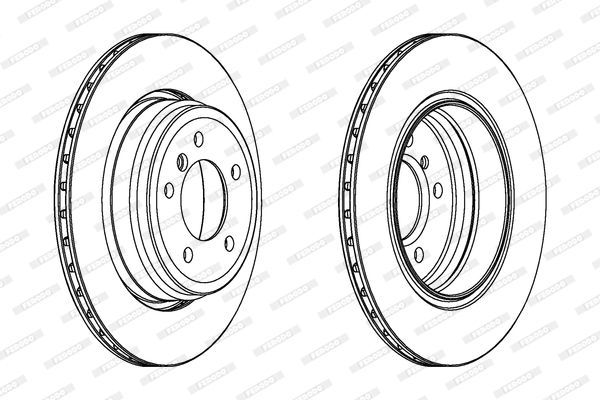 FERODO Piduriketas DDF1244C-1