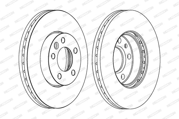 FERODO Piduriketas DDF1253