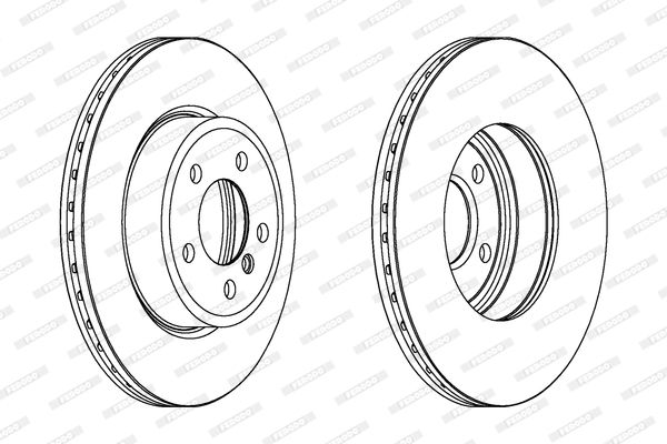 FERODO Piduriketas DDF1271C