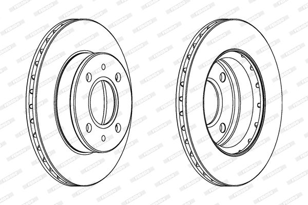 FERODO Piduriketas DDF1301