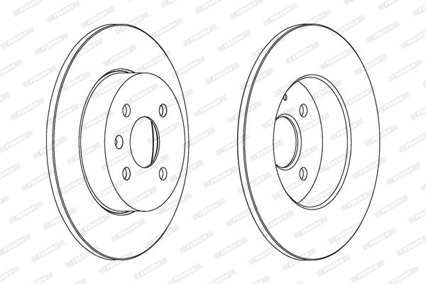 FERODO Piduriketas DDF1313