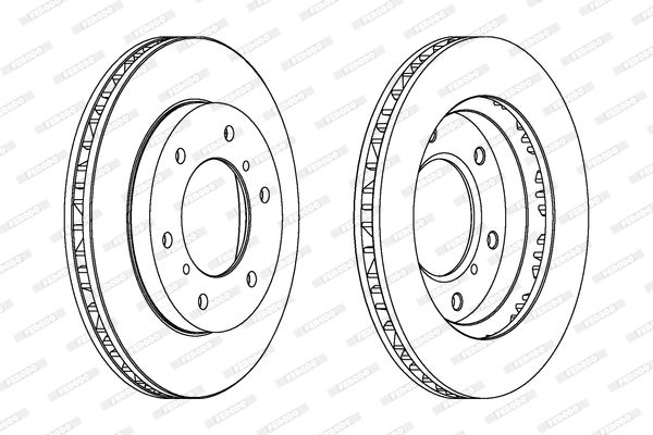 FERODO Piduriketas DDF1384C