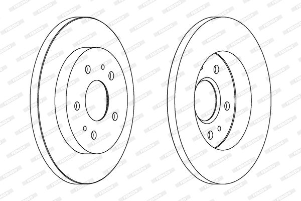 FERODO Piduriketas DDF1387