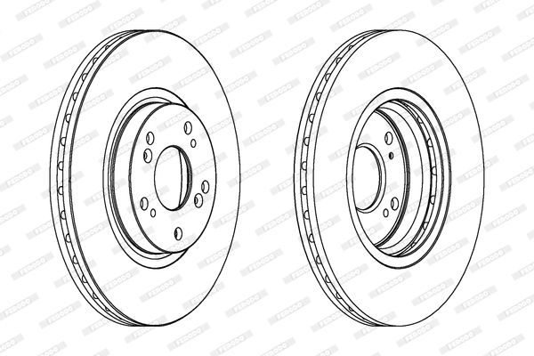 FERODO Piduriketas DDF1424C