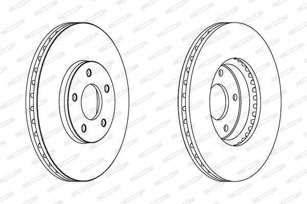 FERODO Piduriketas DDF1478